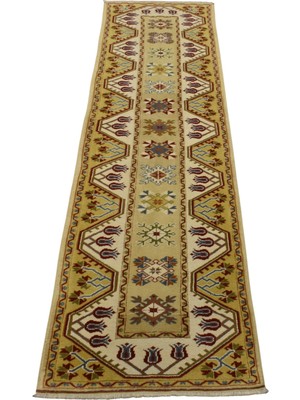 Zehra Abla Halı Yeni El Dokuma Nadide Çiçekli Bozalan Milas Yolluk Yün Halı 6979