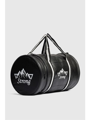 Strong Bag Silindir Spor ve Seyahat Çantası , Gym Antrenman Fitness Çantası SL01
