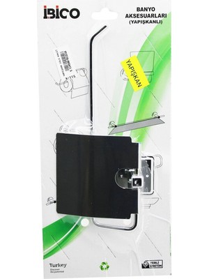 MiraLive Kapaklı  Metal  Solo Kağıt Havluluk   Yapışkanlı Montaj BNY-511K (4887)