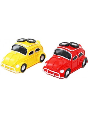 MiraLive Araba Vintage Dekoratif Biblo - Kumbara Renkli 9X16CM Reçine (4887)