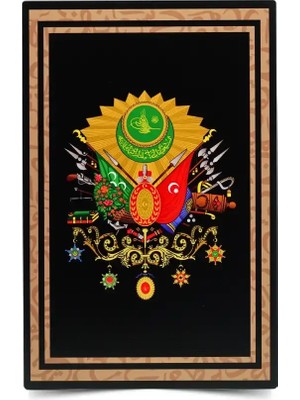 Bemenda Osmanlı Arması Mdf tablo