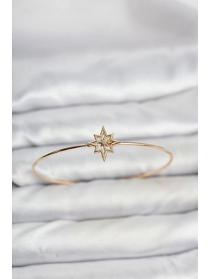 MiraLive Kutup Yıldızı Model Gold Renk Bileklik - TJ-BB8144