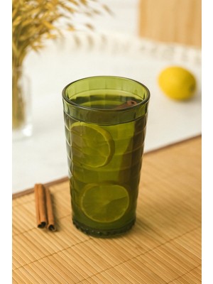 LTG Nova Allegra Koyu Yeşil 6’lı Bardak Seti 750 ml Akrilik Malzeme - Cam Değildir Kırılmaya Dayanıklı