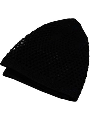 Akfeda Basım Yayın El Örme Model Takke - Siyah