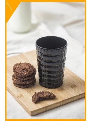 LTG Nova Allegra Siyah Kırılmaz Akrilik Bardak Seti 6'lı 400 ml