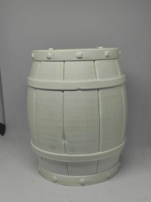 LTG Nova Beyaz Para Fıçısı Kumbara - Dekoratif ve Dayanıklı Tasarruf Kutusu