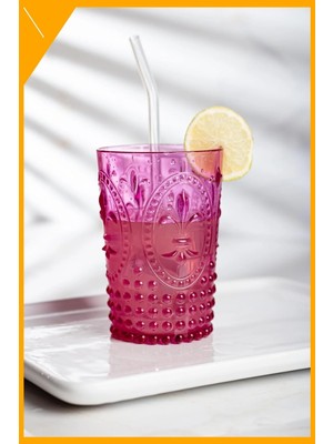 LTG Nova Pembe Akrilik Kırılmaz 400 ml Meşrubat Bardağı