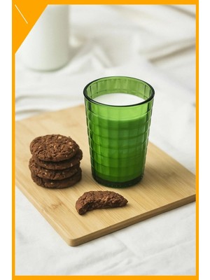 LTG Nova Allegra Koyu Yeşil 400 ml Kırılmaz Akrilik Kahve Yanı Su Bardağı