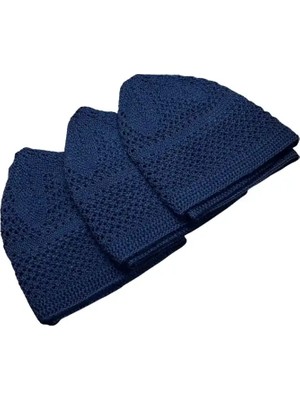 El Örgü Model Takke Lacivert