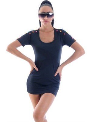 LTG Nova Terry Pau TP1961364 Çivili Elbise