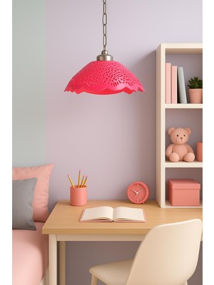 LTG Nova Fuşya Akrilik Avize Pembe Aydınlatma 35X35X12 cm