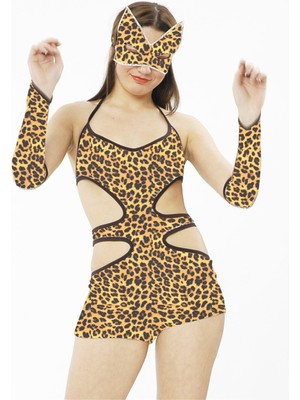 LTG Nova Terry Pau TP060875 Vahşi Kedi Kız Kostümü