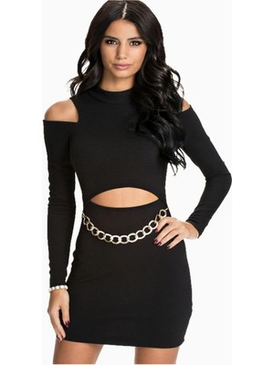 LTG Nova Terry Pau DTP101189 Özel Dizayn Zincirli Elbise