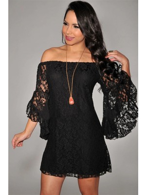 LTG Nova Terry Pau TP101225 Dantelli Elbise