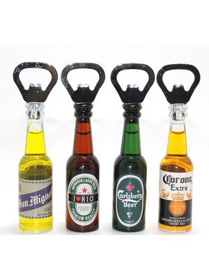 İlk El Grup Ieg™ Mini Içecek Şişesi Tasarımlı Magnetli Şişe Açacağı - Model 2