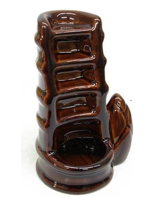 Epilons Seramik Doğal Bambu Tasarımlı Geri Akışlı Tütsülük