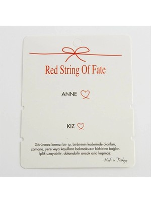 Hsc Bilişim 2'li Anne Kız Yazılı Bileklik Kartı 200 Adet