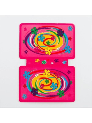 Hsc Bilişim Çiçek Desenli Kolye Kartı