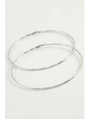 Hsc Bilişim Noktalı Metal Halka Küpe 8-9-10 cm