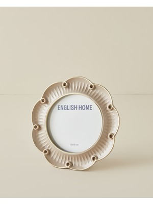 English Home Lina Mdf Çerçeve 13X13 cm Bej