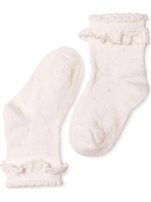 Hellobaby Kız Bebek Dantelli Çorap