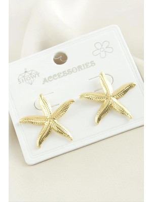 Hsc Bilişim Deniz Yıldızı Metal Küpe