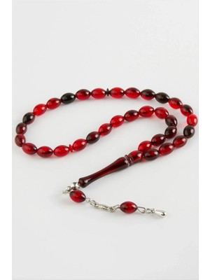 Hsc Bilişim Zeytin Şekilli Plastik Tesbih 8*11 mm