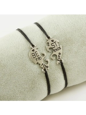 Hsc Bilişim Best Friends Arkadaş Deri Set Kolye