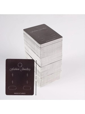 Hsc Bilişim Klıpsli 3 Delikli Küpe Kartı