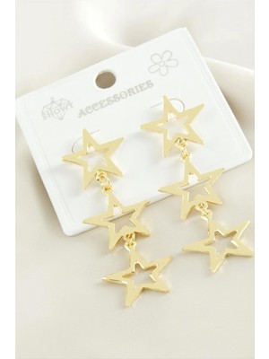 Hsc Bilişim Yıldız Metal Küpe