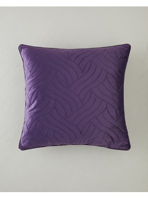 English Home Spiral Kırlent 45X45 cm Mor