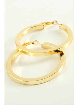 Hsc Bilişim Ezme Halka Küpe 6 cm