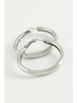 Hsc Bilişim Noktalı Boru Halka Küpe 3,5 cm