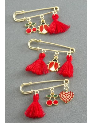 Hsc Bilişim Karışık Püsküllü Broş