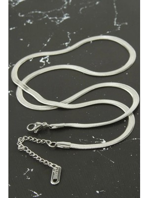 Hsc Bilişim Ince Italyan Zincir Çelik Kolye 55 cm