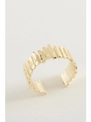 Hsc Bilişim Çizgili Metal Yüzük