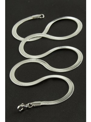 Hsc Bilişim Italyan Zincir Çelik Kolye 45 cm