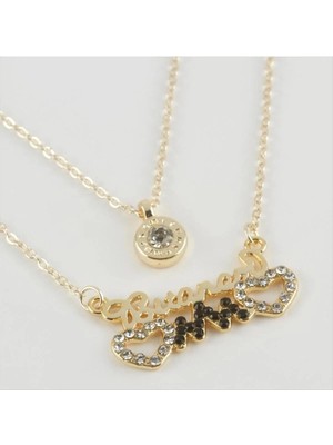 Hsc Bilişim Bitanem Yazılı Ritim Figürlü Yeni Sezon Ikili Kolye