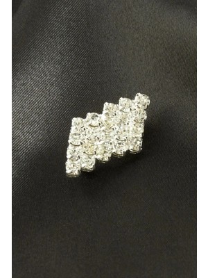 Hsc Bilişim Zikzak Taşlı Broş