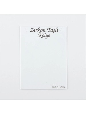 Hsc Bilişim Zirkon Kolye Kartı