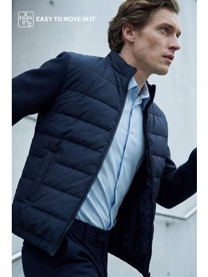 DeFacto Su Geçirmez Slim Fit Dik Yaka Esnek Mont D7532AX26SP