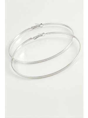 Hsc Bilişim Noktalı Metal Halka Küpe 8-10 cm