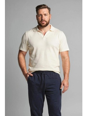 DeFacto Büyük Beden Kısa Kollu Polo Tişört H2055AX26SM