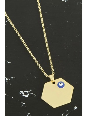 Hsc Bilişim Altıgen Isim Yazılabilir Kolye