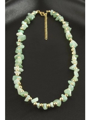 Hsc Bilişim Yeşim Kırık Doğaltaş Kolye