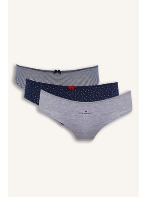 DeFacto 3'lü Hipster Külot F3060AX26SP