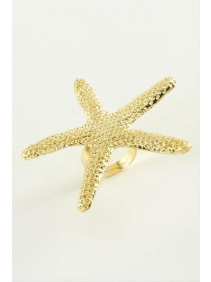 Hsc Bilişim Deniz Yıldızı Metal Yüzük