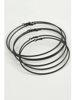 Hsc Bilişim Ince Boru Metal Halka Küpe 6 Adet