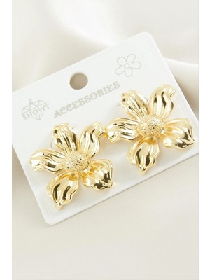 Hsc Bilişim Papatya Metal Küpe