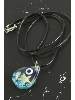 Hsc Bilişim Deniz Yıldızı Damla Epoksi Kolye